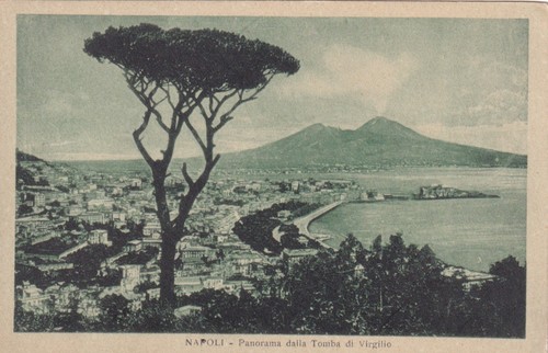 Cartolina napoli panorama - cartolina, di