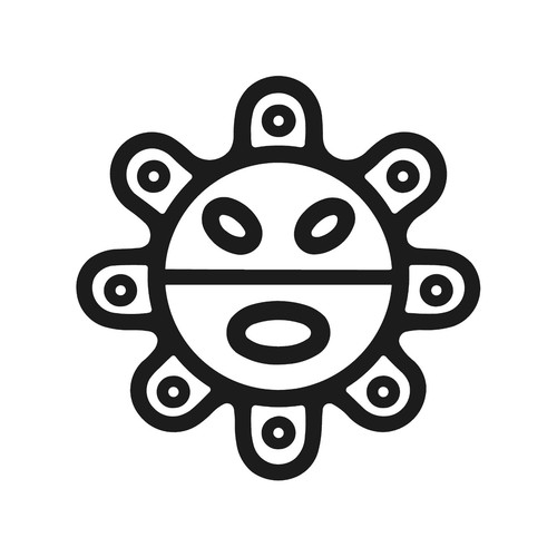 Adesivo vinile sol taino - sol,