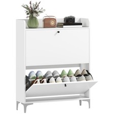 HOMCOM Mobile Scarpiera con 2