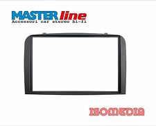 MASCHERINA AUTORADIO DUE DIN PER ALFA ROMEO 147 DA 2006 IN POI. COLORE ANTRACITE