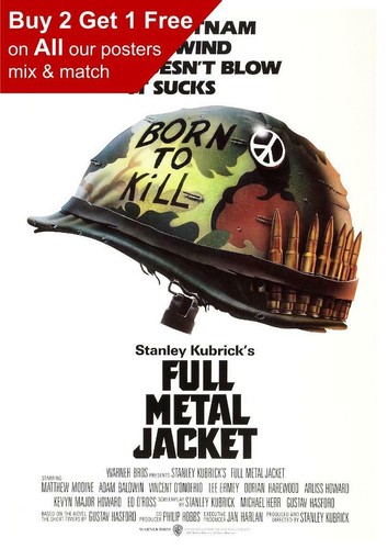 Full metal jacket - metal, locandina