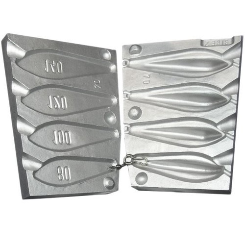 Stampo piombo pesca trilobe - ,