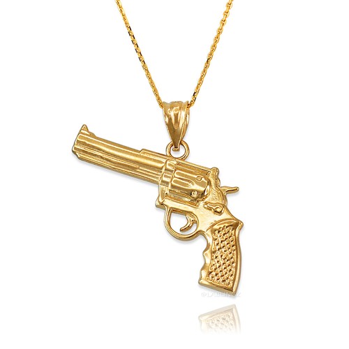Collana con ciondolo pistola