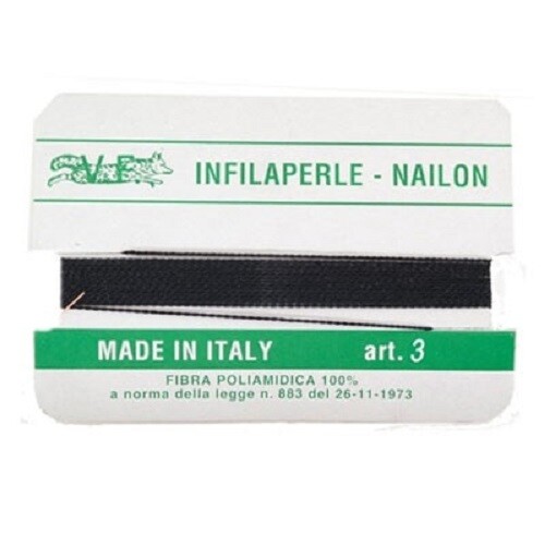 Infilaperle filo nylon con ago
