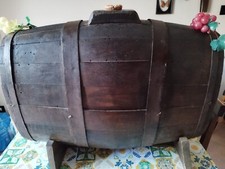 Botte ovale in legno, vintage