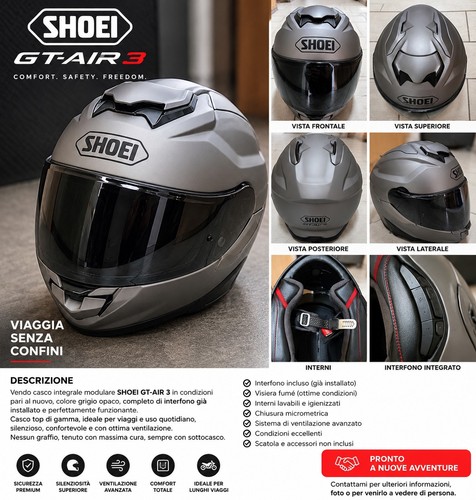 Casco shoei air - shoei, gt-air