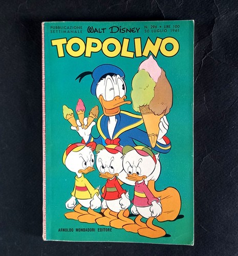 Topolino libretto 296 del 1961 - libretto,