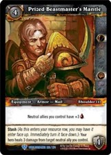 Prized Beastmaster's Mantle - Worldbreaker - World of Warcraft TCG