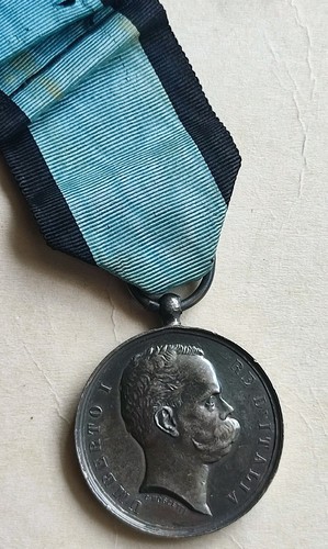 Medaglia umberto argento - umberto, i