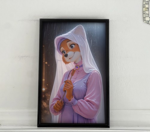 Poster artistico disney robin - poster,