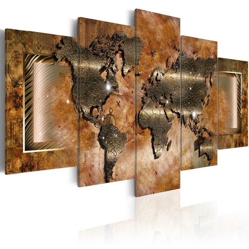 Mappa del mondo quadro - mondo, su