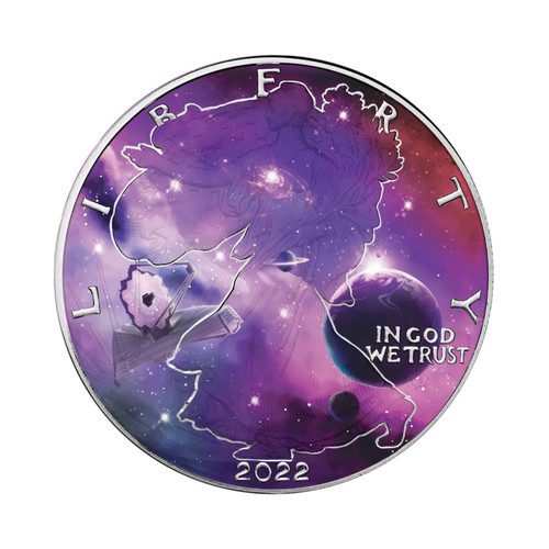 Dollaro glowing galaxy - 1$,