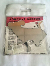 Specchio adesivo decorazione parete muro mobili 10x10 cm cane dog specchietto 