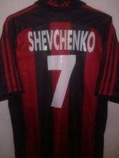 AC MILAN 2000-2001 Shevchenko 7 camiseta shirt trikot maillot maglia adidas