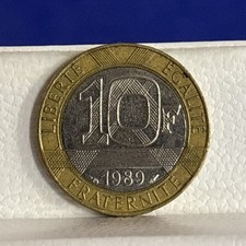 10 FRANCHI 1989 MONETA