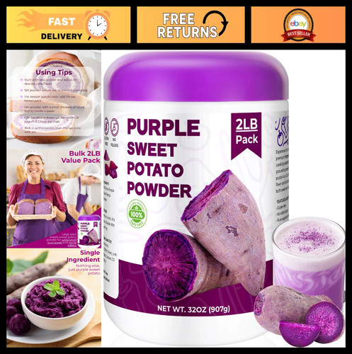 Polvere patate dolci viola - polvere,