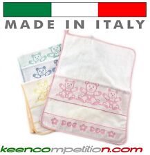 asciugamano salvietta tovaglietta spugna asilo tela aida ricamo punto croce nome