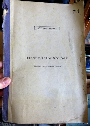 Flight terminology lessons - -,