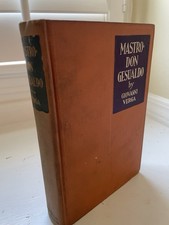 Mastro-Don Gesualdo Giovanni Verga 1923 1st US Edition D.H. Lawrence Trans