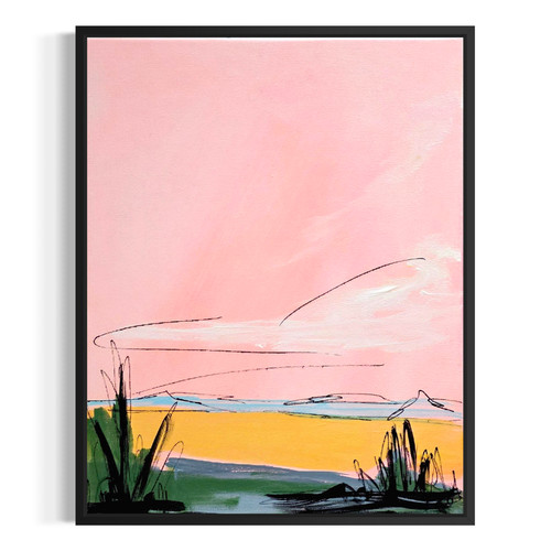 Pittura acrilica rosa