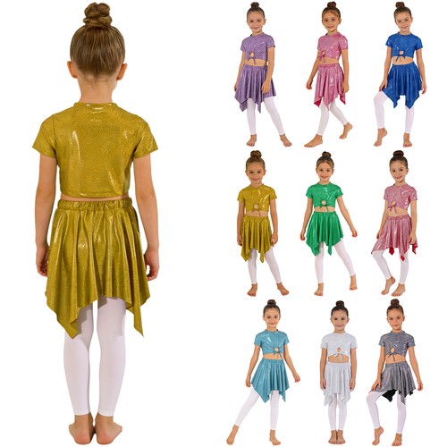 Kids girls crop top - kids, skirt
