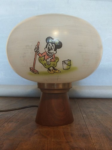 Lampada disney vintage mickey - disney, vintage,