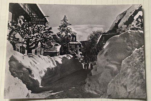 Vecchia foto cartolina malesco - vecchia,