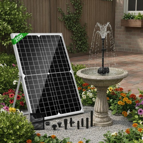 Pompa solare per laghetto 25w - per,