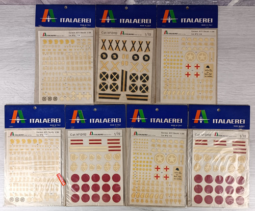 Italeri lotto blister di - 7,