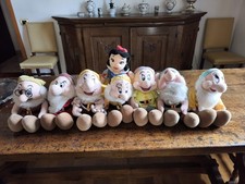 Collezione Completa Peluche Biancaneve e i Sette Nani - Disney