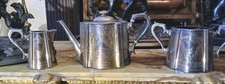 James Dixon & Sons - Sheffield - antico set da tè placcato argento 