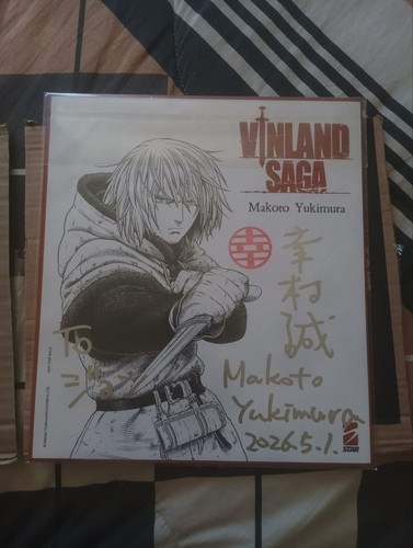 Vinland saga shikishi - shikishi, signed