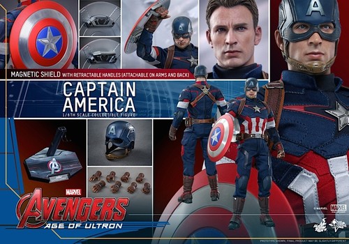 Hot toys captain - hot, america