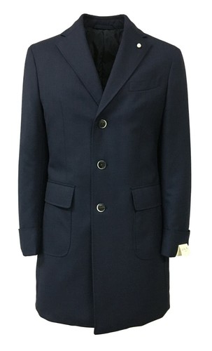 Cappotto blu chiaro luigi - cappotto,