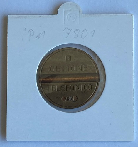 Gettone telefonico ipm - gettone,