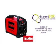 816030 SALDATRICE SUPERIOR TIG 252 AC/DC HF/LIFT VRD 400V TELWIN