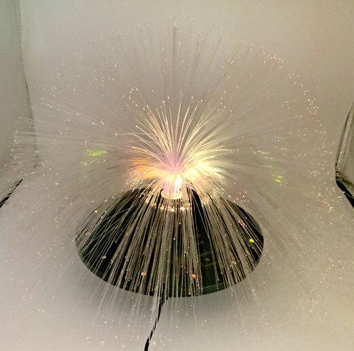 Vintage fibre optic space ship - space,