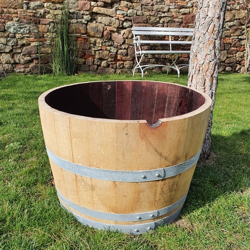 Mezza botte vino rovere