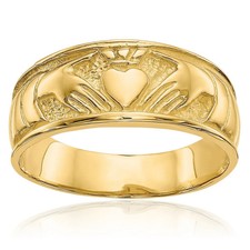 10K Solid Yellow Gold Heart