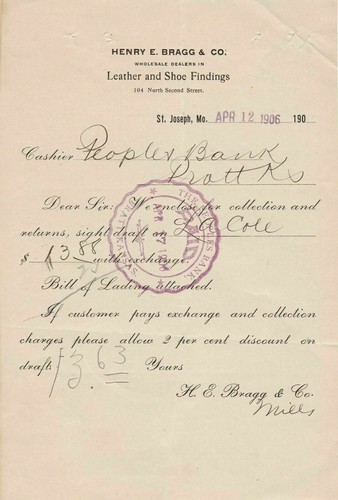 Henry bragg co - &, st