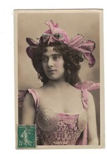 SB3771 PRIMI 1900 TEATRO FAMOSO MICHELUCCI CON REGGISENO IN FERRO RPPC 191
