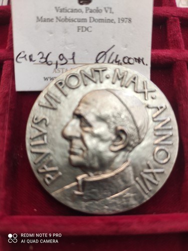 Medaglia vaticano paolo - ag,