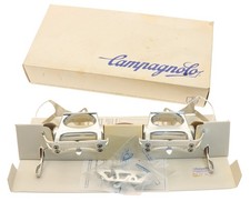 Pedali Campagnolo C Record Ergonomici 2a Generazione Clip Media Pista Strada NOS NUOVI