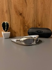 Occhiali Oakley vintage anni 90 placca argento outdoor polarizzati Y2K GorpCore