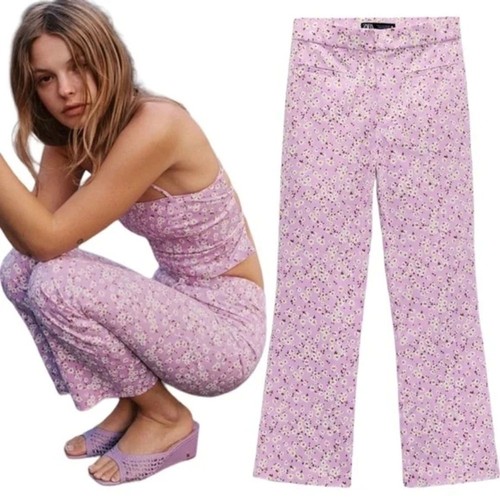 Zara pantalone donna lavanda - donna,