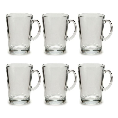 Set tazze vetro trasparente - set,
