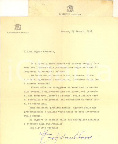 1956 padova lettera mons - 1956,