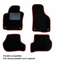 Set Tappetini compatibili Golf V/VI in moquette con fermi d fissaggio