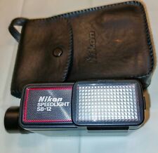 Nikon Speedlight SB-12 flash strobo dedicato per Nikon F3 con custodia originale