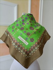 Christian Dior foulard vintage in seta .